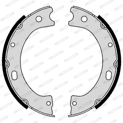 FERODO Bremsbackensatz, Feststellbremse