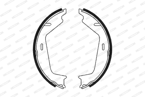 FERODO Bremsbackensatz, Feststellbremse