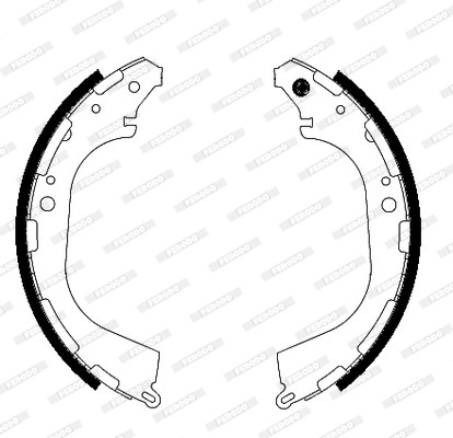 FERODO Bremsbackensatz