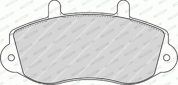 FERODO Bremsbelagsatz, Scheibenbremse