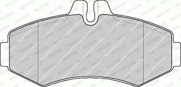 FERODO Bremsbelagsatz, Scheibenbremse