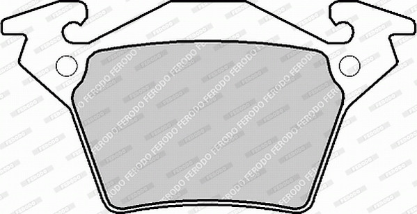 FERODO Bremsbelagsatz, Scheibenbremse
