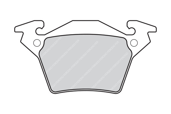 FERODO Bremsbelagsatz, Scheibenbremse