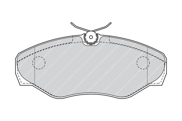 FERODO Bremsbelagsatz, Scheibenbremse