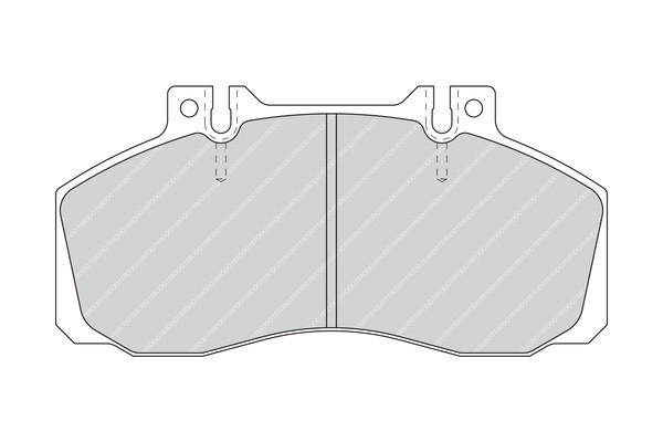 FERODO Bremsbelagsatz, Scheibenbremse