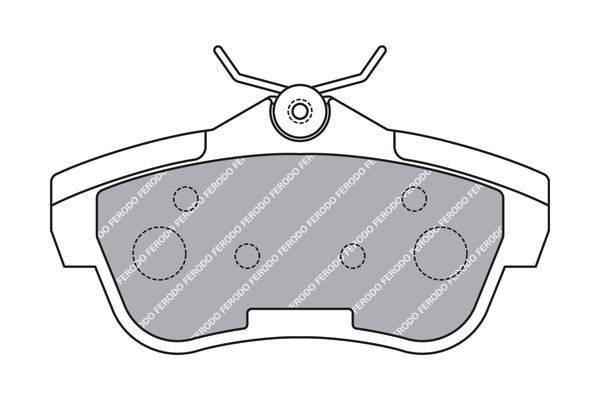 FERODO Bremsbelagsatz, Scheibenbremse