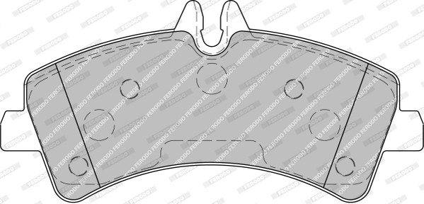 FERODO Bremsbelagsatz, Scheibenbremse