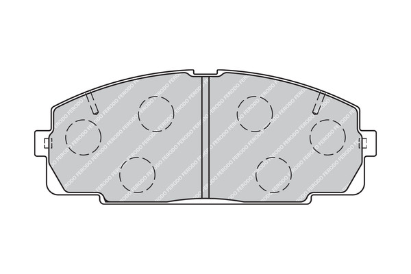 FERODO Bremsbelagsatz, Scheibenbremse