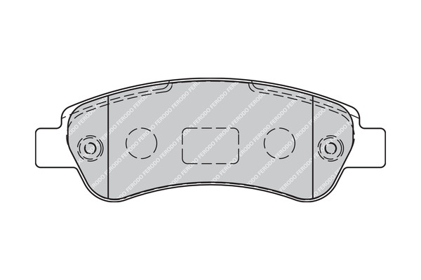 FERODO Bremsbelagsatz, Scheibenbremse