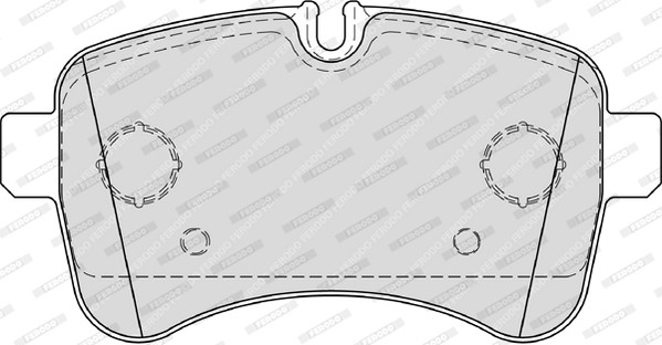 FERODO Bremsbelagsatz, Scheibenbremse
