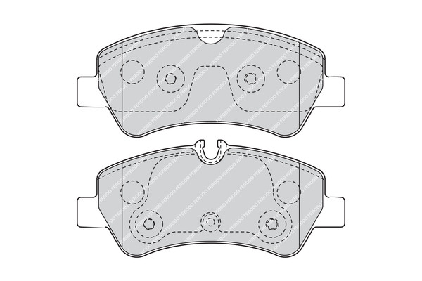 FERODO Bremsbelagsatz, Scheibenbremse
