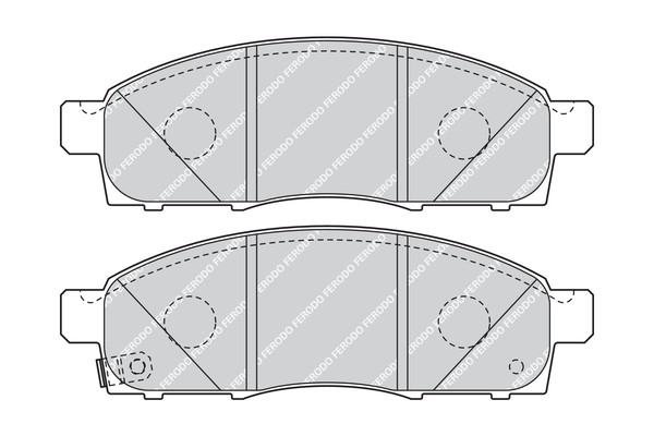 FERODO Bremsbelagsatz, Scheibenbremse