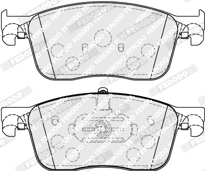 FERODO Bremsbelagsatz, Scheibenbremse