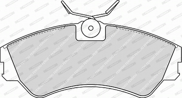 FERODO Bremsbelagsatz, Scheibenbremse