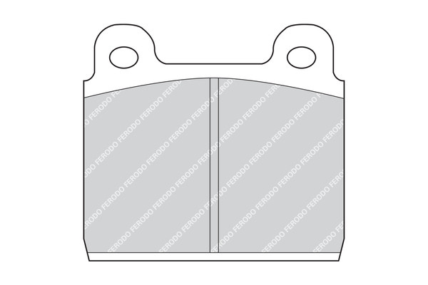 FERODO Bremsbelagsatz, Scheibenbremse