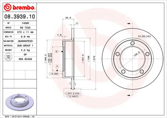 BREMBO Bremsscheibe