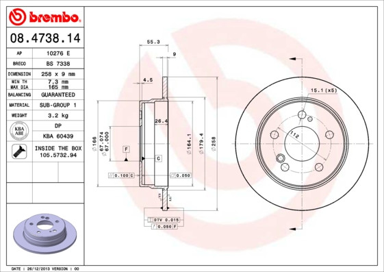 BREMBO Bremsscheibe