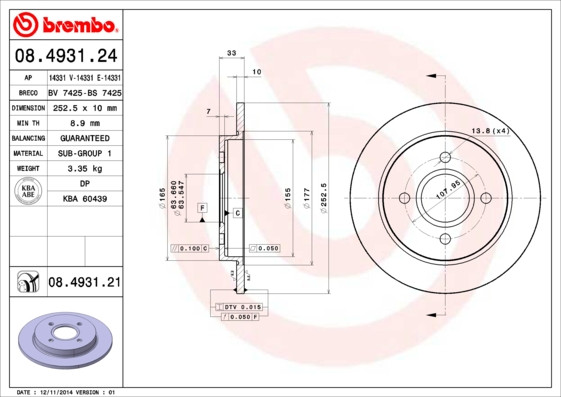 BREMBO Bremsscheibe