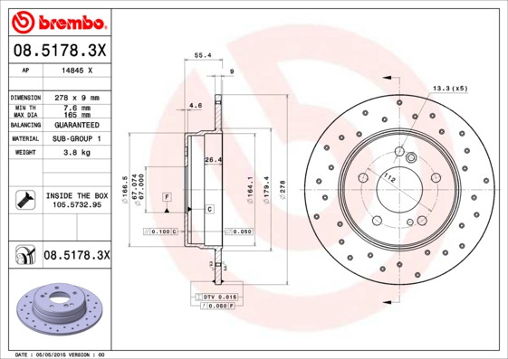 BREMBO Bremsscheibe
