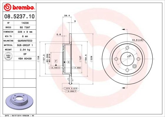 BREMBO Bremsscheibe