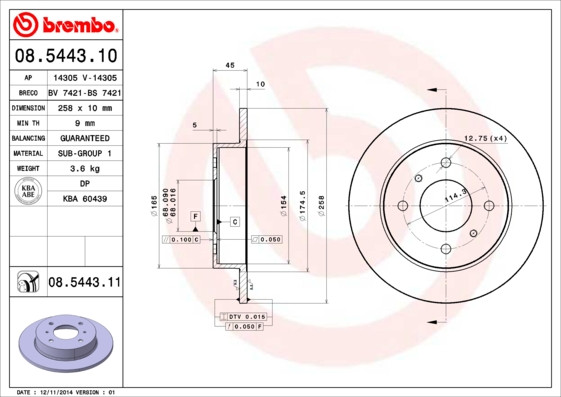 BREMBO Bremsscheibe