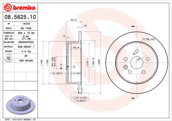 BREMBO Bremsscheibe