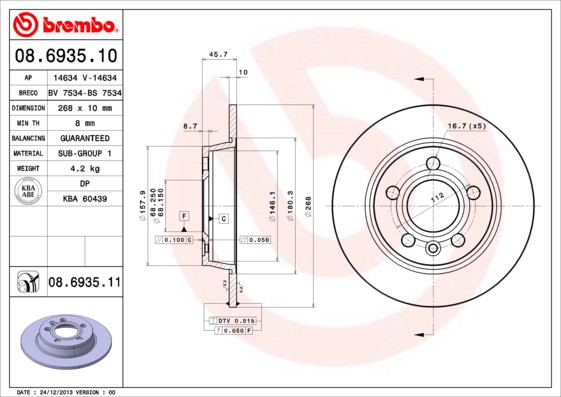 BREMBO Bremsscheibe