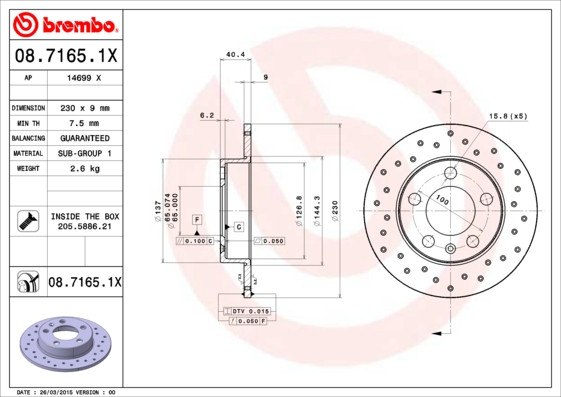 BREMBO Bremsscheibe