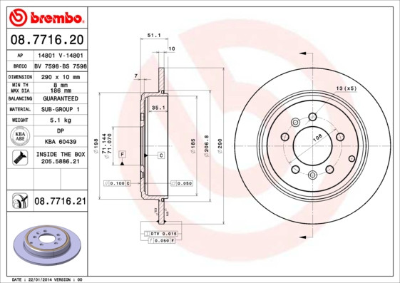 BREMBO Bremsscheibe