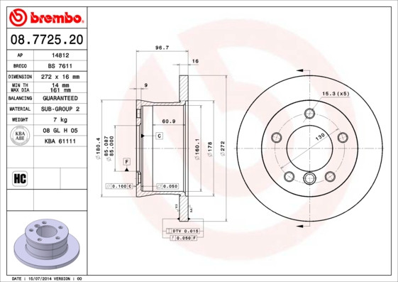 BREMBO Bremsscheibe