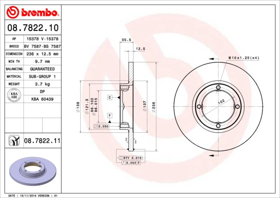 BREMBO Bremsscheibe