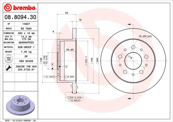 BREMBO Bremsscheibe