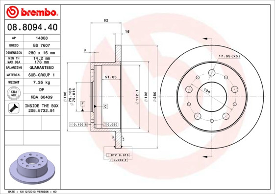 BREMBO Bremsscheibe