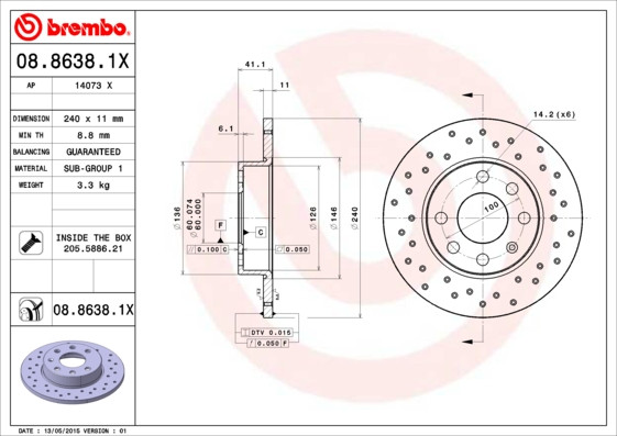BREMBO Bremsscheibe