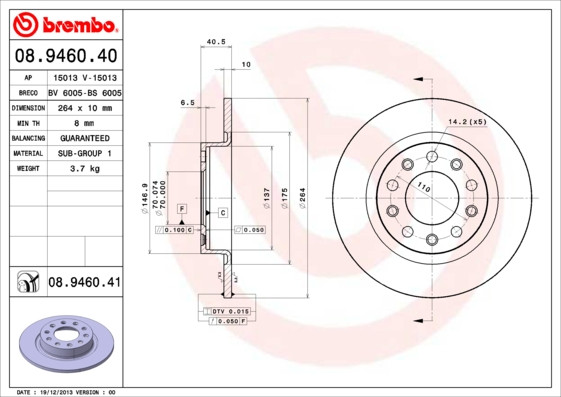 BREMBO Bremsscheibe