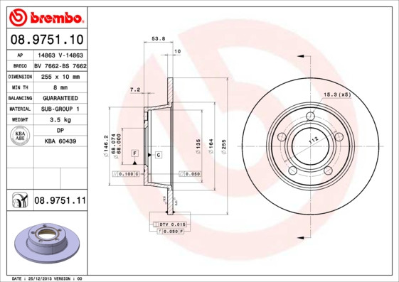BREMBO Bremsscheibe