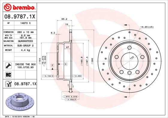BREMBO Bremsscheibe