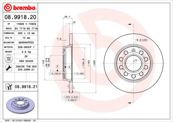 BREMBO Bremsscheibe