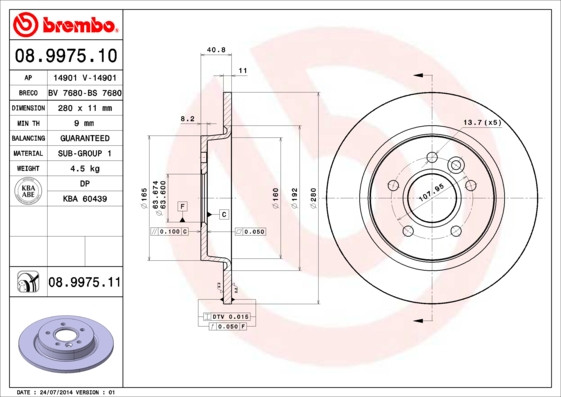 BREMBO Bremsscheibe