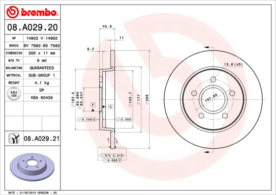 BREMBO Bremsscheibe