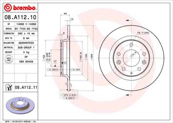 BREMBO Bremsscheibe