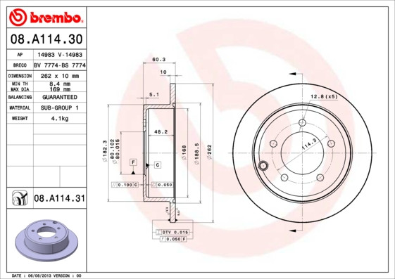 BREMBO Bremsscheibe