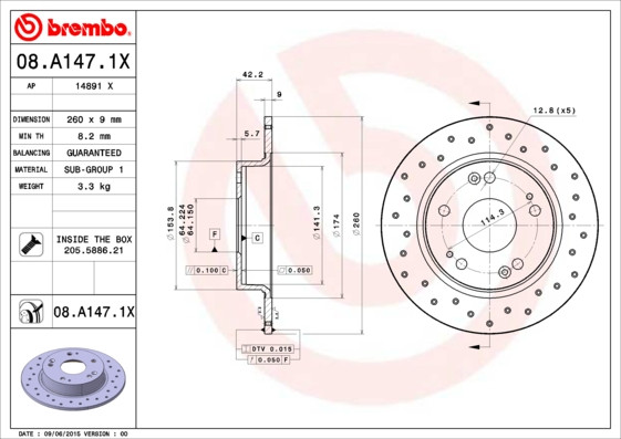 BREMBO Bremsscheibe