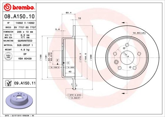 BREMBO Bremsscheibe