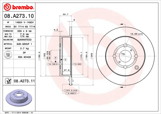 BREMBO Bremsscheibe