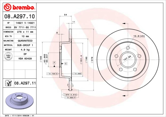 BREMBO Bremsscheibe