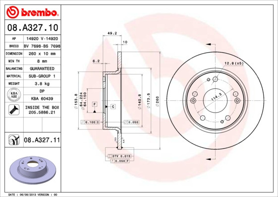 BREMBO Bremsscheibe