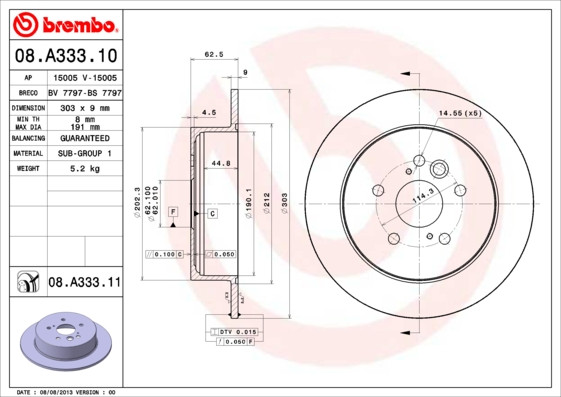BREMBO Bremsscheibe