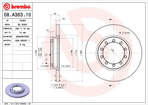 BREMBO Bremsscheibe