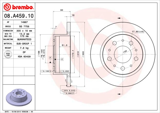 BREMBO Bremsscheibe